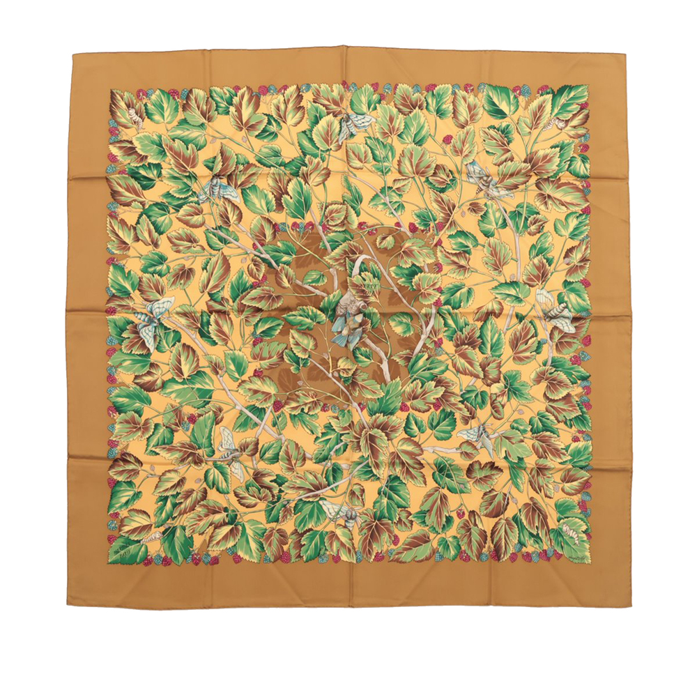 Pre-Loved Hermes L  Arbre de Soie Silk Scarf 90